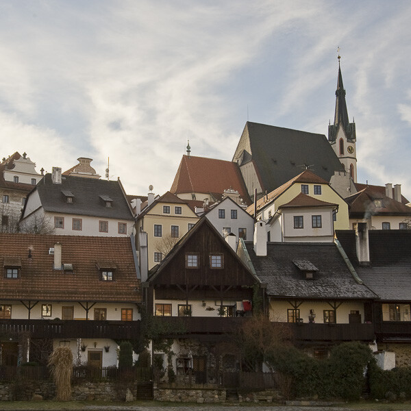 Böhmisch Krumau Cesky Krumlov Stadtansichten